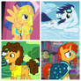 My four favorite stallions of mlp fim