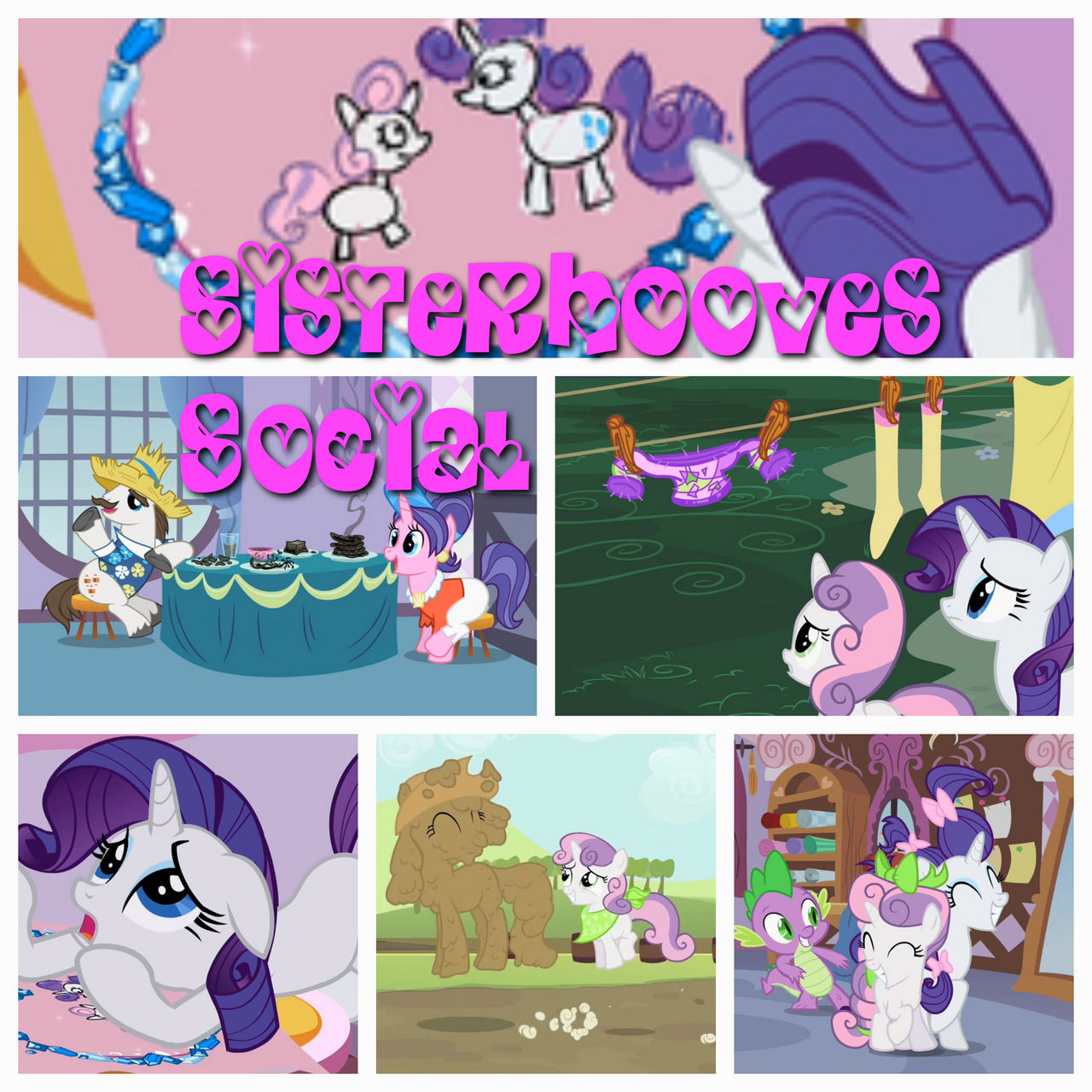 Mlp Socializing MLP FIM Sisterhooves Social by xxxkayceejrxxx on DeviantArt