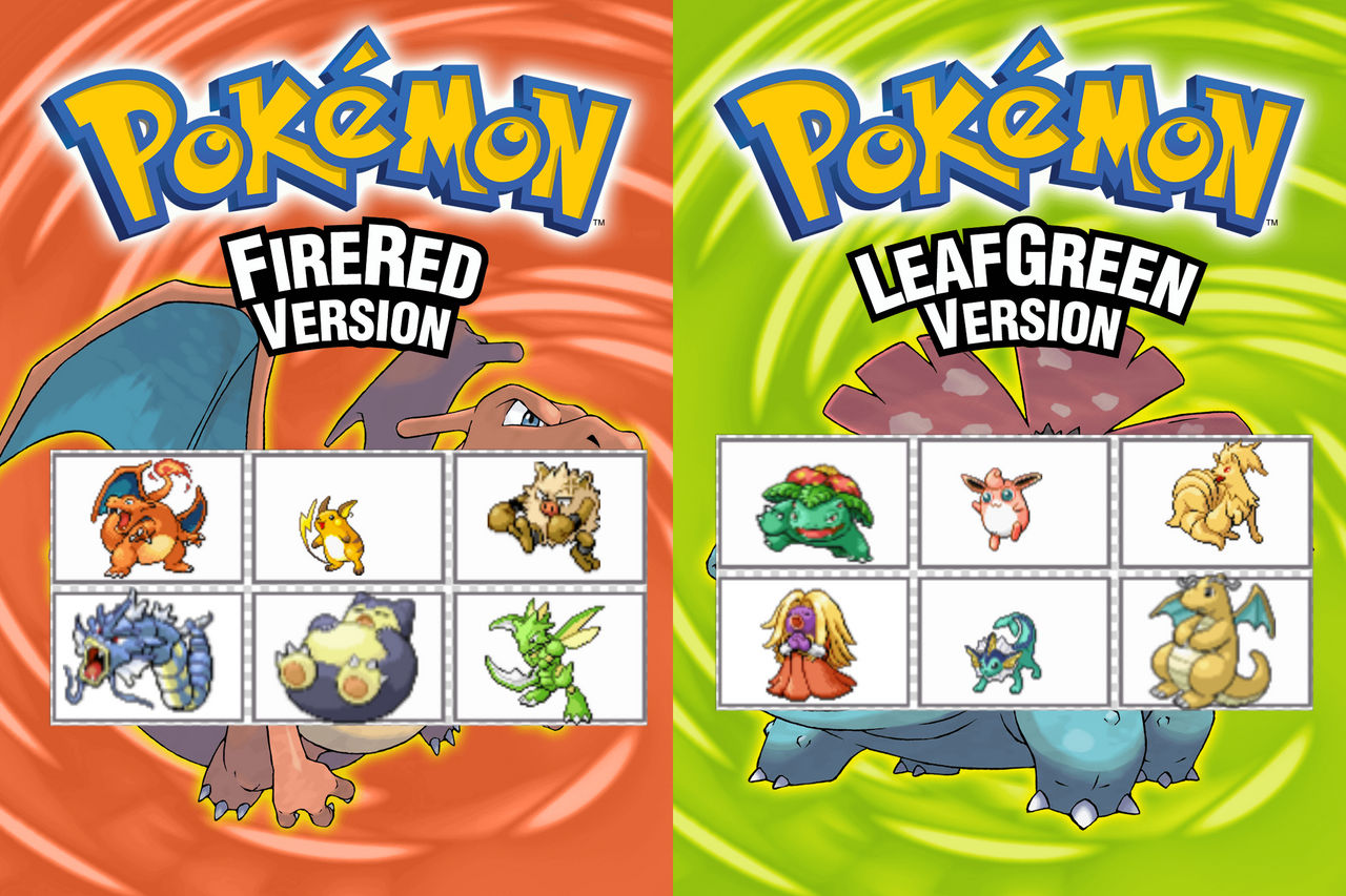 My team for Pokemon Fire Red and Leaf Green by xxxkayceejrxxx on