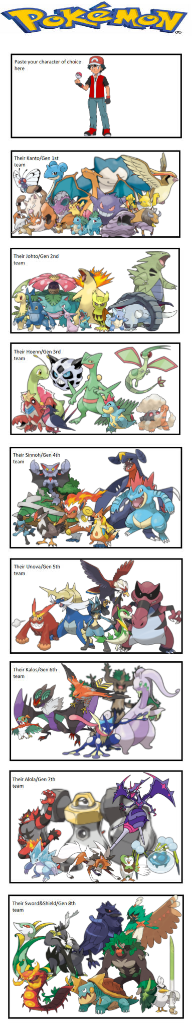 My version of Ash's Pokemon by xxxkayceejrxxx on DeviantArt