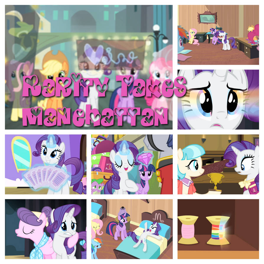 MLP FIM Rarity Takes Manehattan by xxxkayceejrxxx on DeviantArt