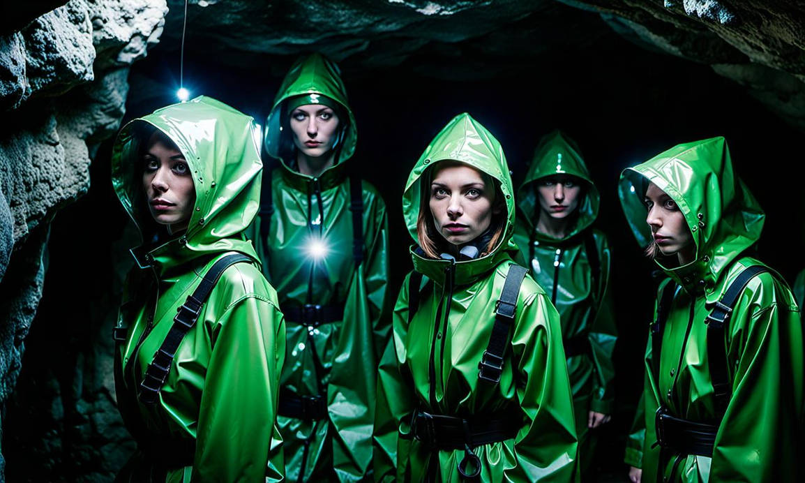 4 Ladies Go Pot Holing But Get Stuck In A Cave by home1832 on DeviantArt