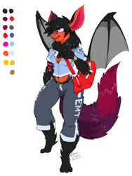 Commission: Athena the WereBat