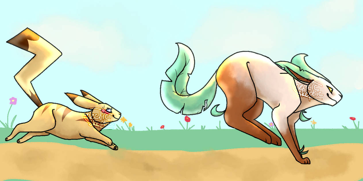Michote Chasing Animation chase by KyokiWolf on DeviantArt