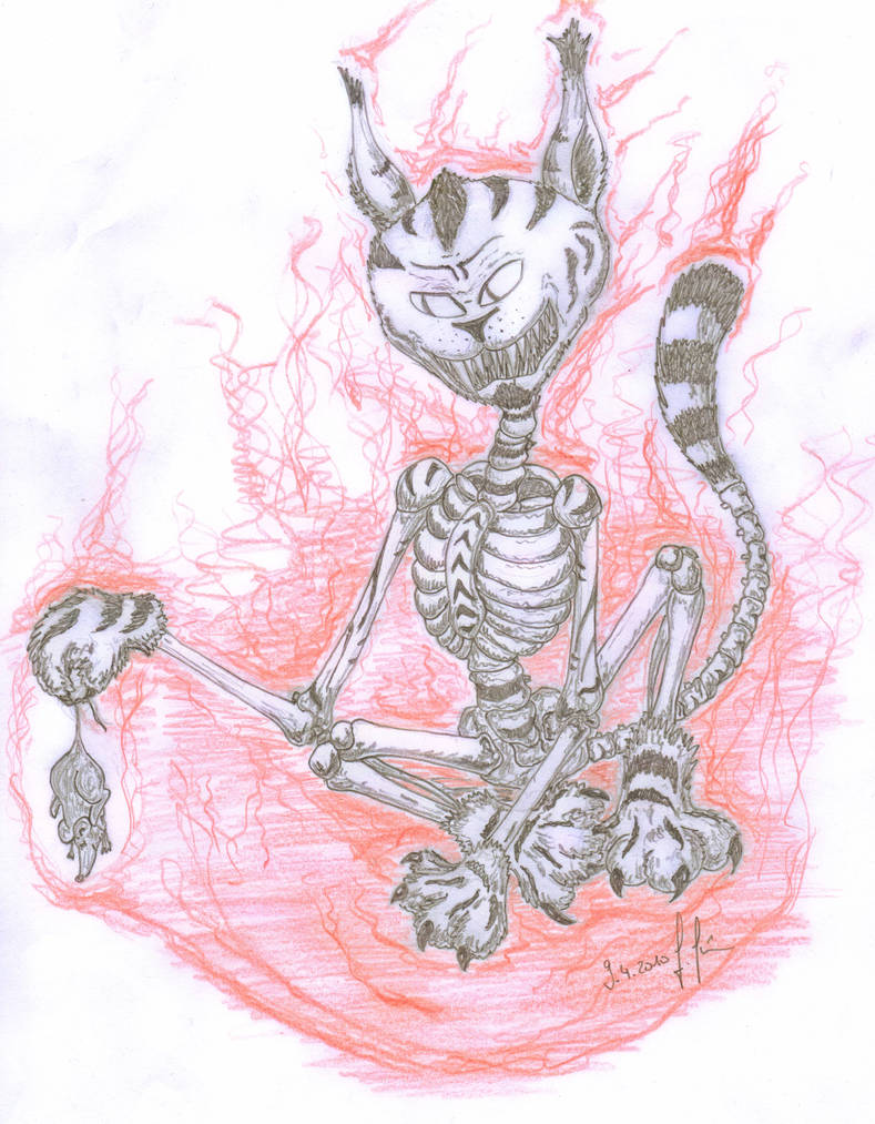 psycho cat by Falkielein on DeviantArt