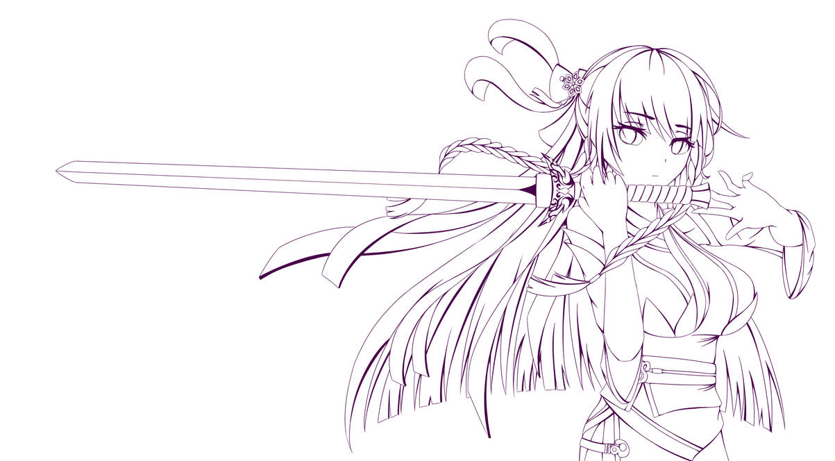 Lin zhaoyu Honkai Impact lineart by Arthursirius on DeviantArt