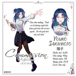 Commission - OC Youko Sakamoto