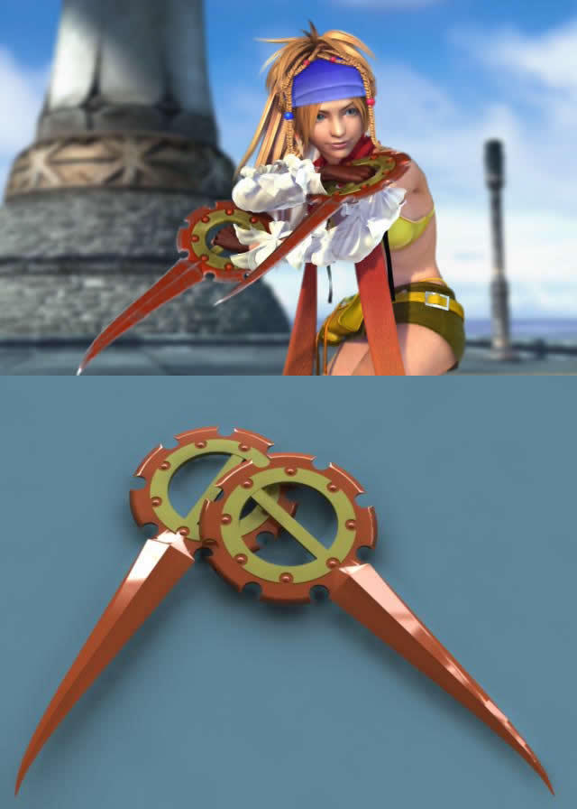 Dark Riku Weapons --FFX-2-- Rikku's weapons by Ro-Bo on DeviantArt