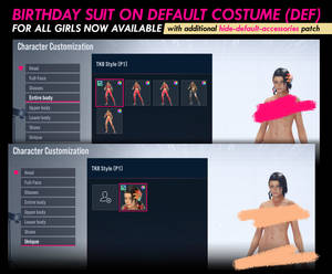 BS8 on default costume slot (DEF)