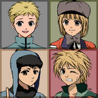 Butters, Pip, Craig, Tweek