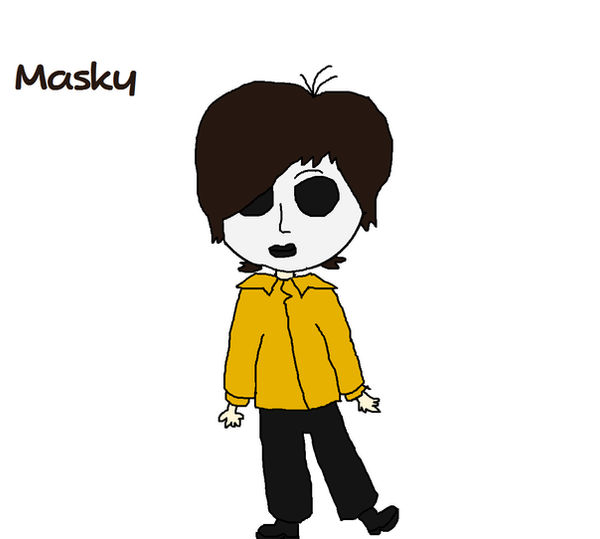 Masky Back View Masky (Just Masky :3) by Melody246 on DeviantArt