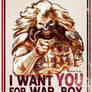 I Want YOU for WAR, BOY