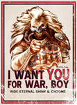 I Want YOU for WAR, BOY