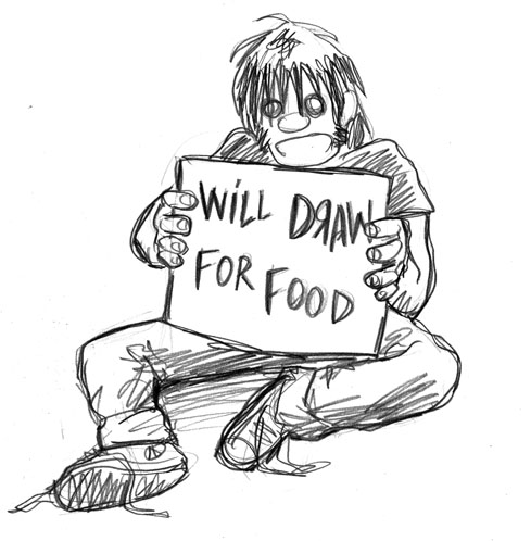 will draw for food