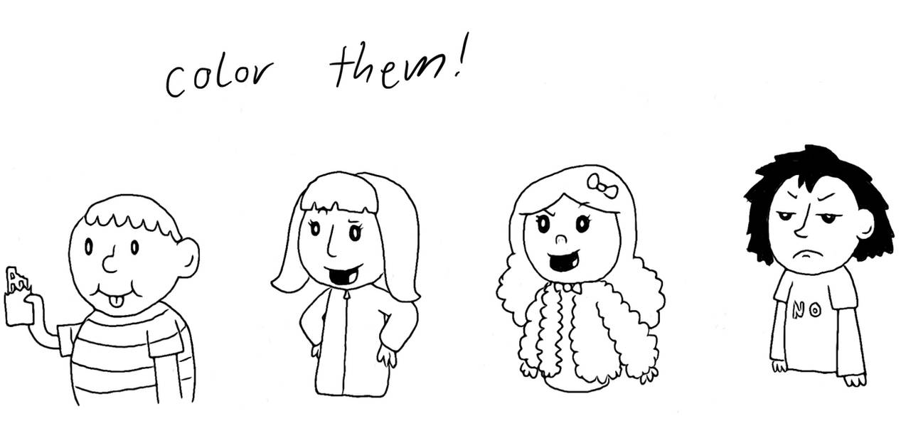 Color in the 4 rotten children by TazyanaDevil on DeviantArt