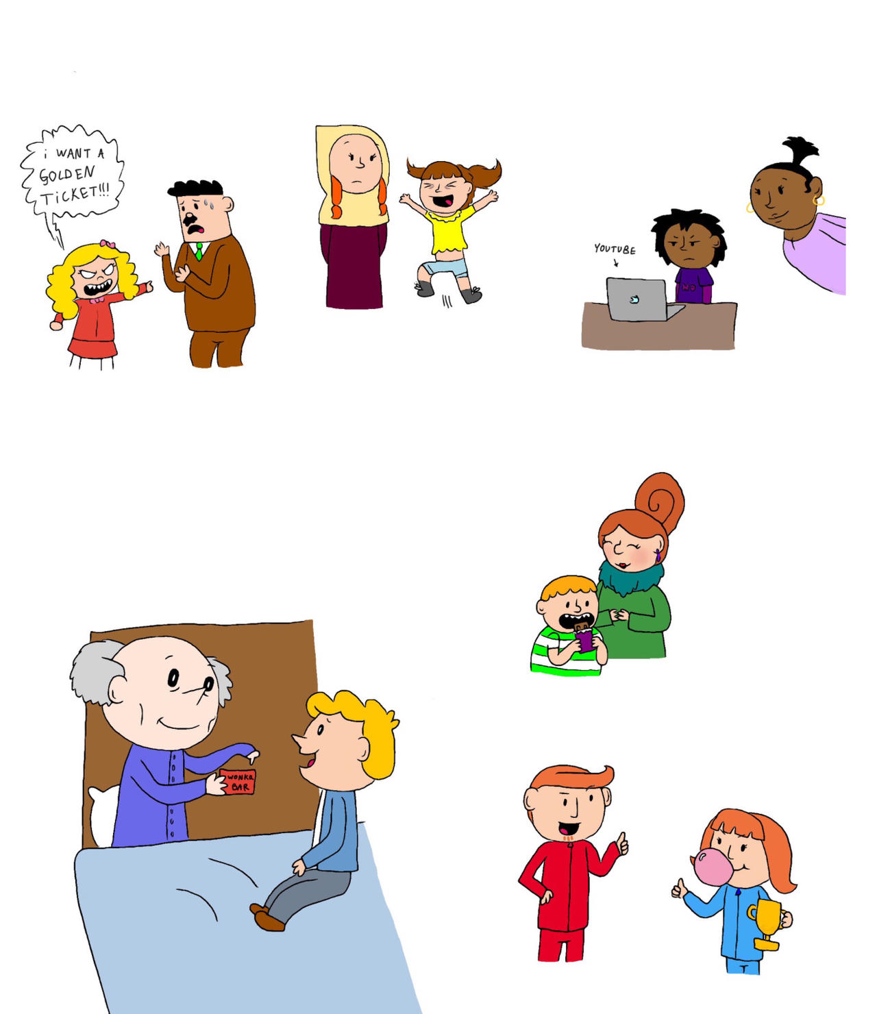 The Wonka Kids Parents By TazyanaDevil On DeviantArt the-wonka-kids-parents-by-tazyanadevil-on-deviantart