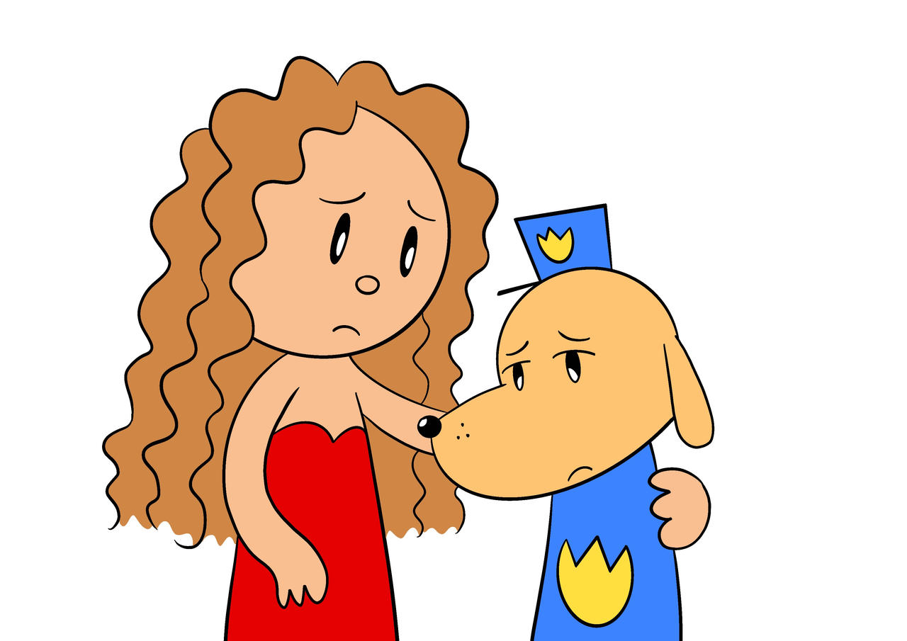 Yolay Caprese comforting Dogman by TazyanaDevil on DeviantArt