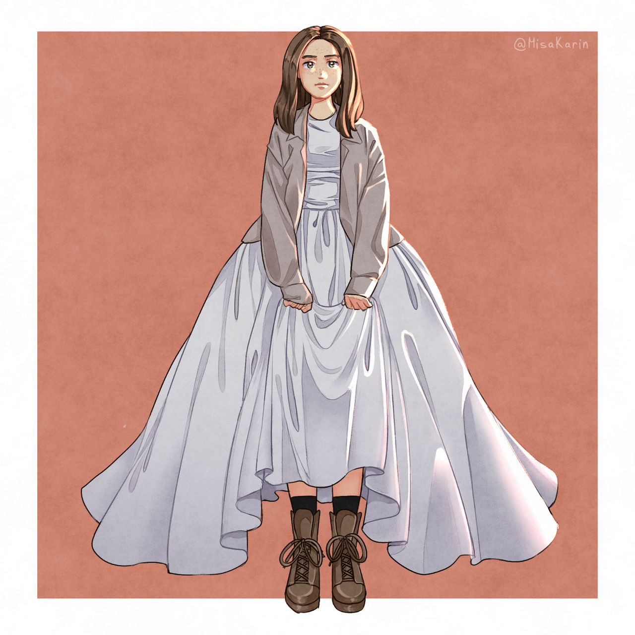 Alyssa in a wedding dress by MisaKarin on DeviantArt
