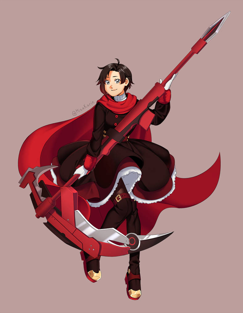 RWBY - Ruby volume 7 redesign by MisaKarin on DeviantArt