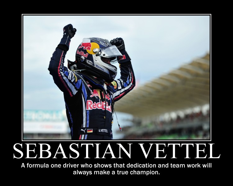 Sebastian Vettel motivational