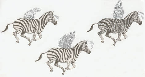 Zebra Doodles 2