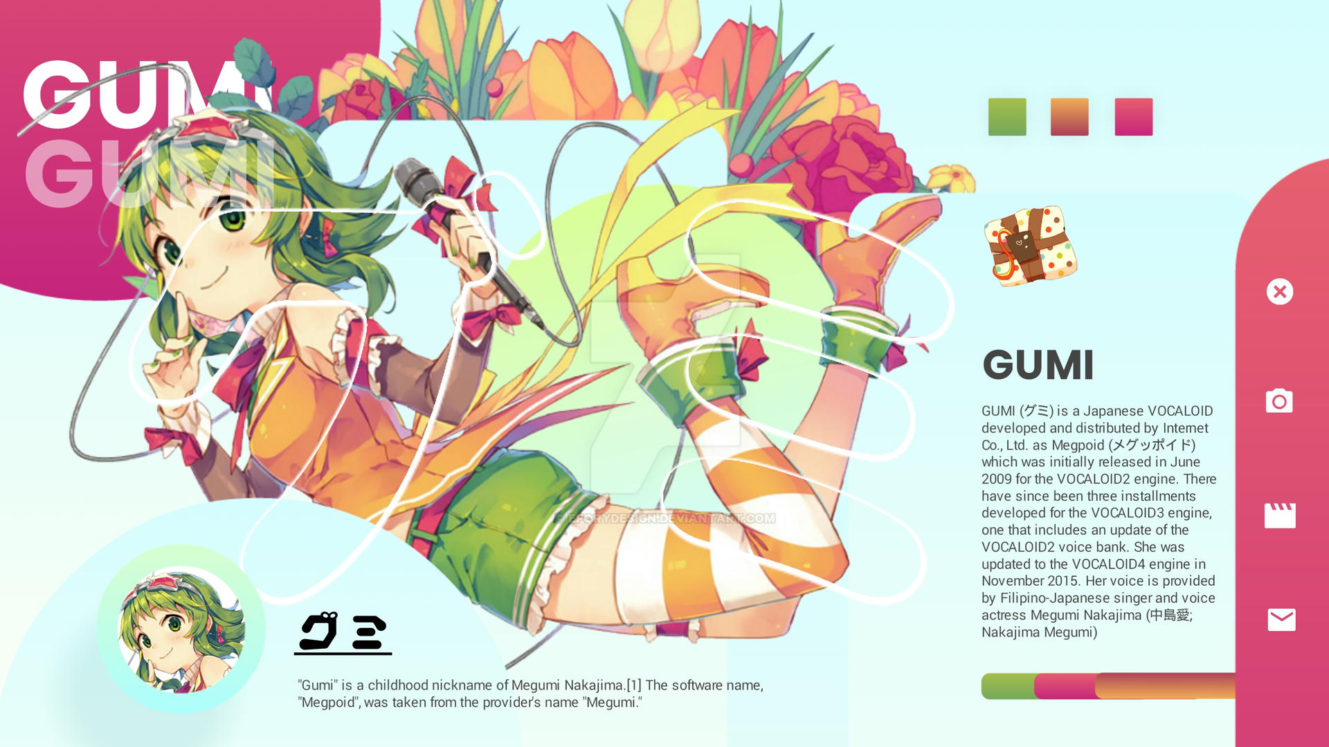 Gumi Vocaloid By Eforydesign On Deviantart Gumi Vocaloid By Eforydesign On Deviantart