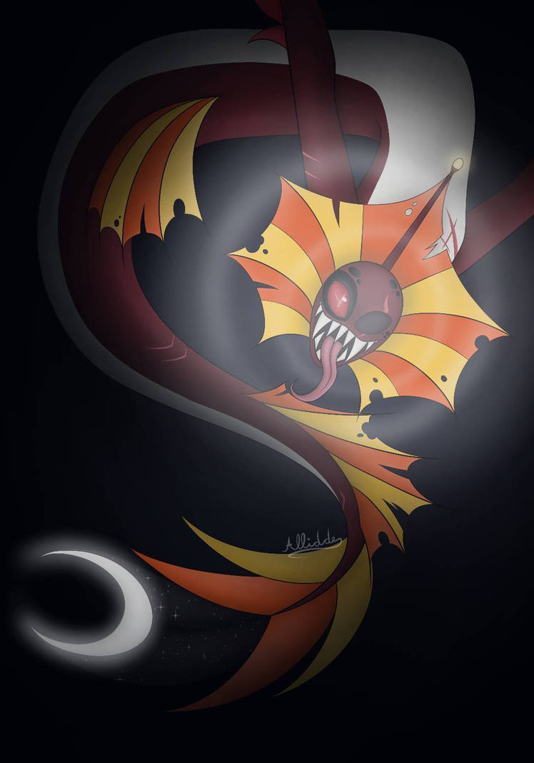 Eclipse Sea Monster by AlliddeArt on DeviantArt