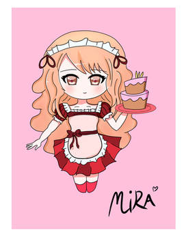 Chibi cake girl