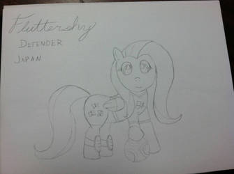 World Cup Ponies - Fluttershy for Japan