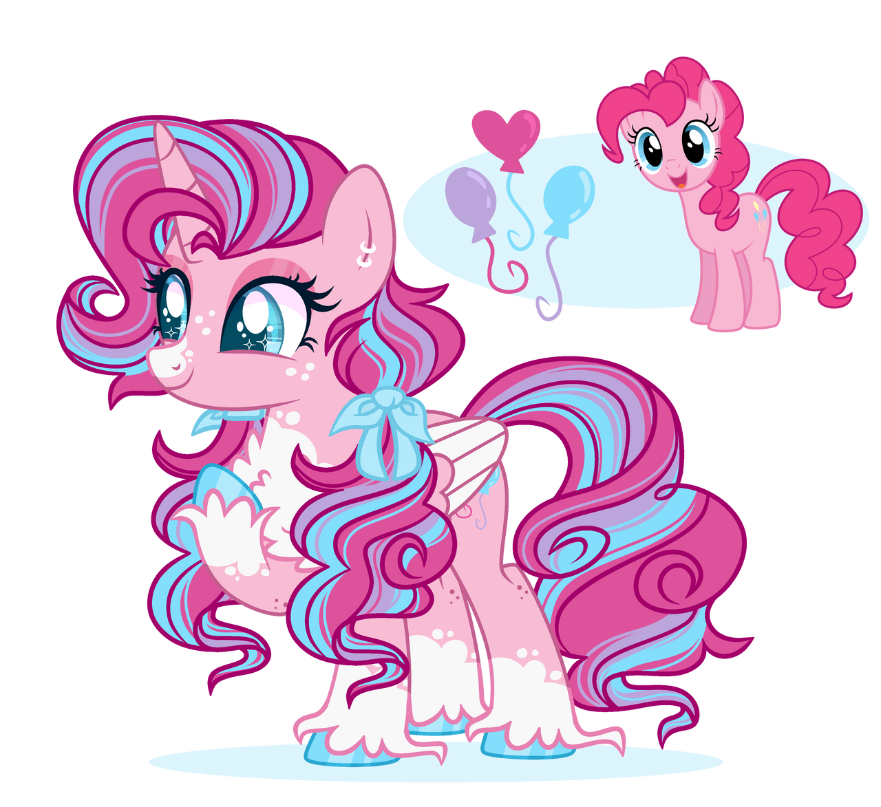 Pinkie Pie Redesign Commission by BlazenlyObvious on DeviantArt