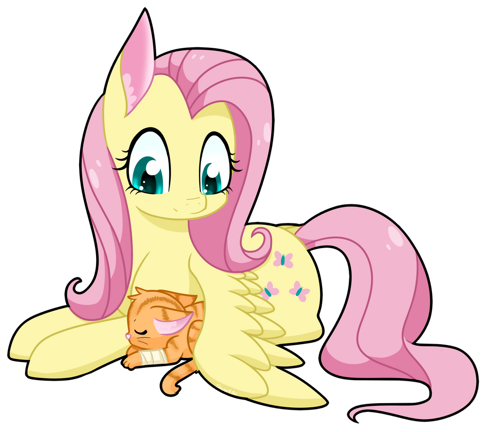 Fan Art: Fluttershy by Cloureed on DeviantArt