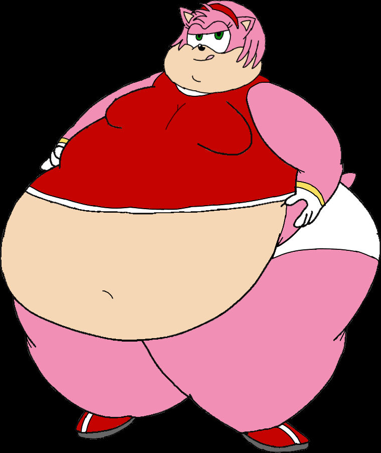 Fat Amy Rose By Johnvi20 On Deviantart - fat sonic roblox