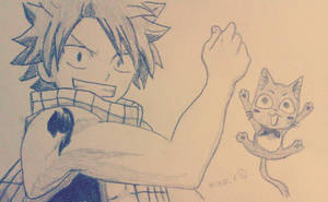 fairy tail- natsu and happy