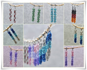 Colors In Chains - earrings