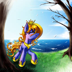 COMMISSION - Princess Pomerania enjoying Spring