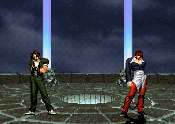 Iori Yagami VS Kyo Kusanagi by Fayeuh on DeviantArt