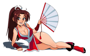 Mai Shiranui - fanart by @iWonderArt