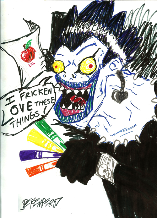 ryuk likes crayola