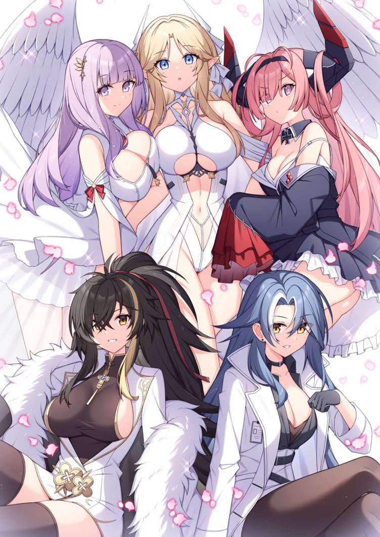 5 new Azur Lane characters by Genio27Arts on DeviantArt