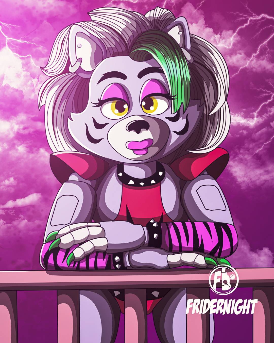 Fnaf roxy by Fridernight on DeviantArt