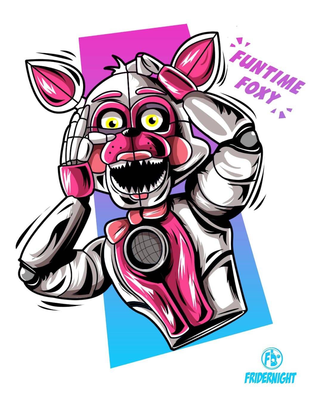 Funtime Foxy Design Funtime Foxy by Fridernight on DeviantArt
