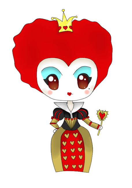 Chibi Red Queen by Mizdreavus on DeviantArt