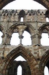 Whitby Abbey -5 stock