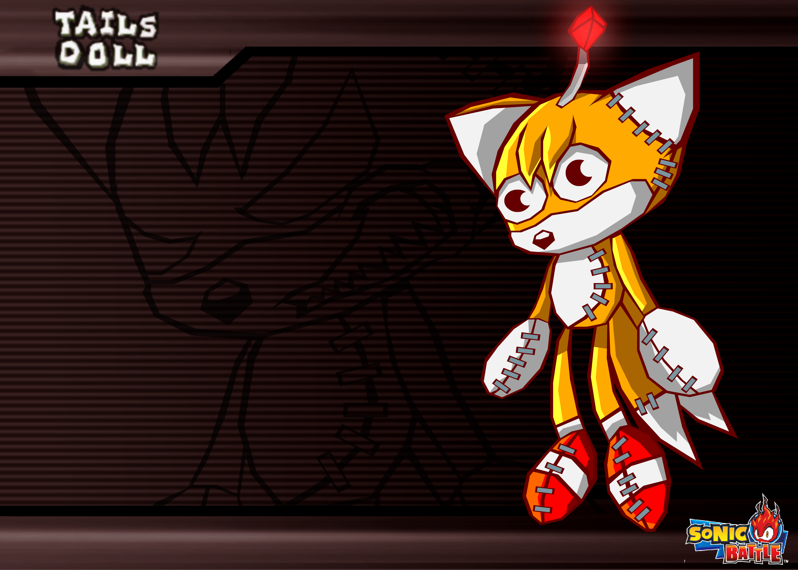 Tails Doll (Test Run) by KikiFlamer on DeviantArt in 2023