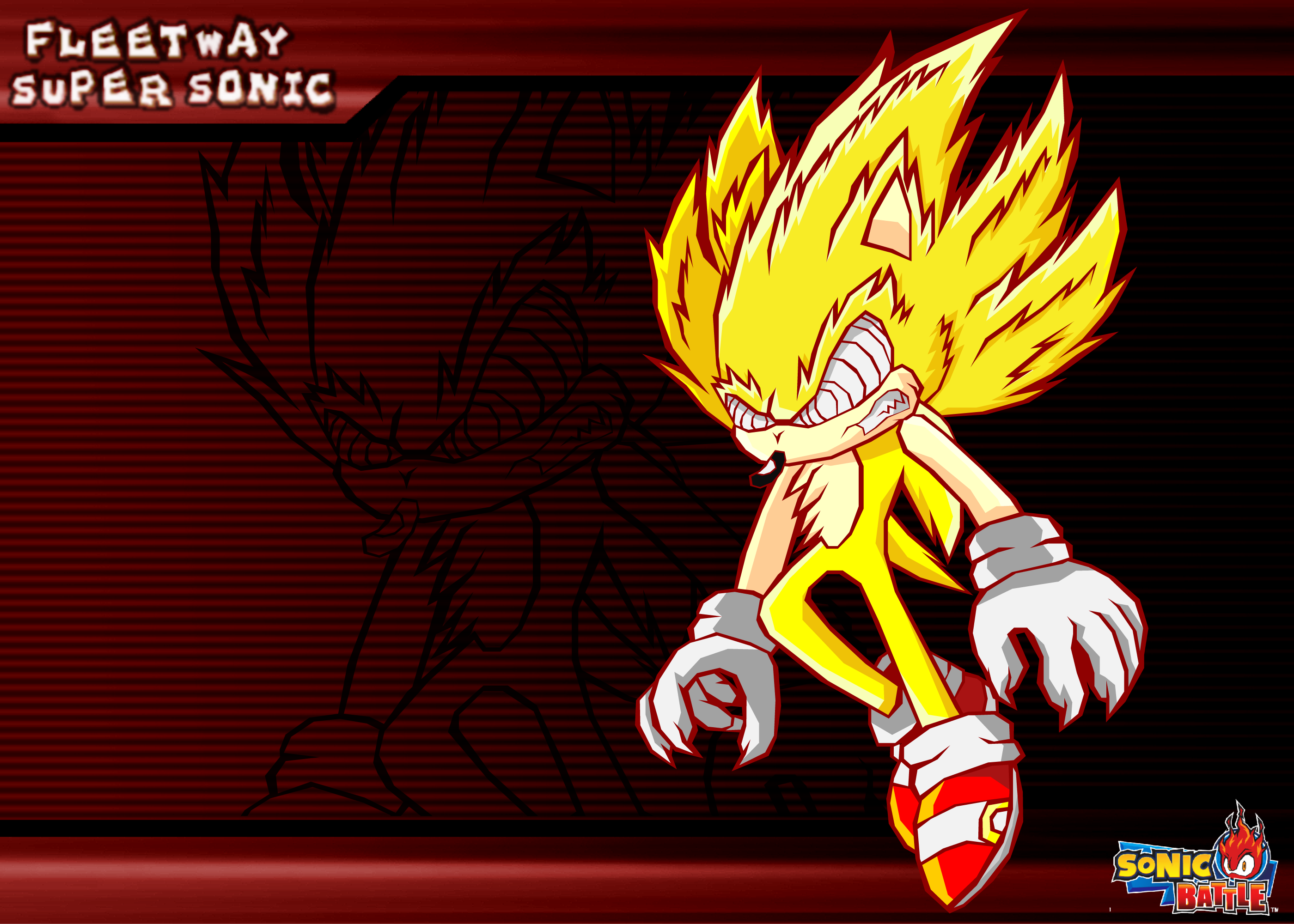 Fleetway Super Sonic by TheGameArtCritic - Fanart Central