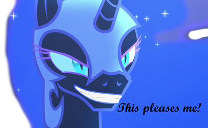 Nightmare Moon is pleased