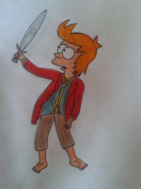 Fry as Bilbo Baggins