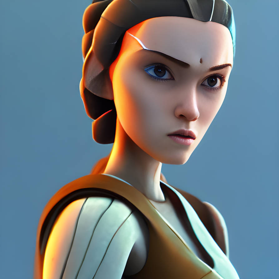 Tales of the Jedi Rey Skywalker AI concept by Cameron-Kiesser on DeviantArt