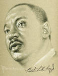 Dr Martin Luther King by theartyst