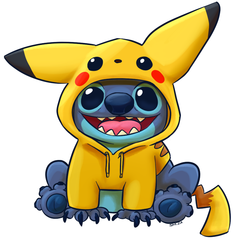 Pikachu compartiment Stitch